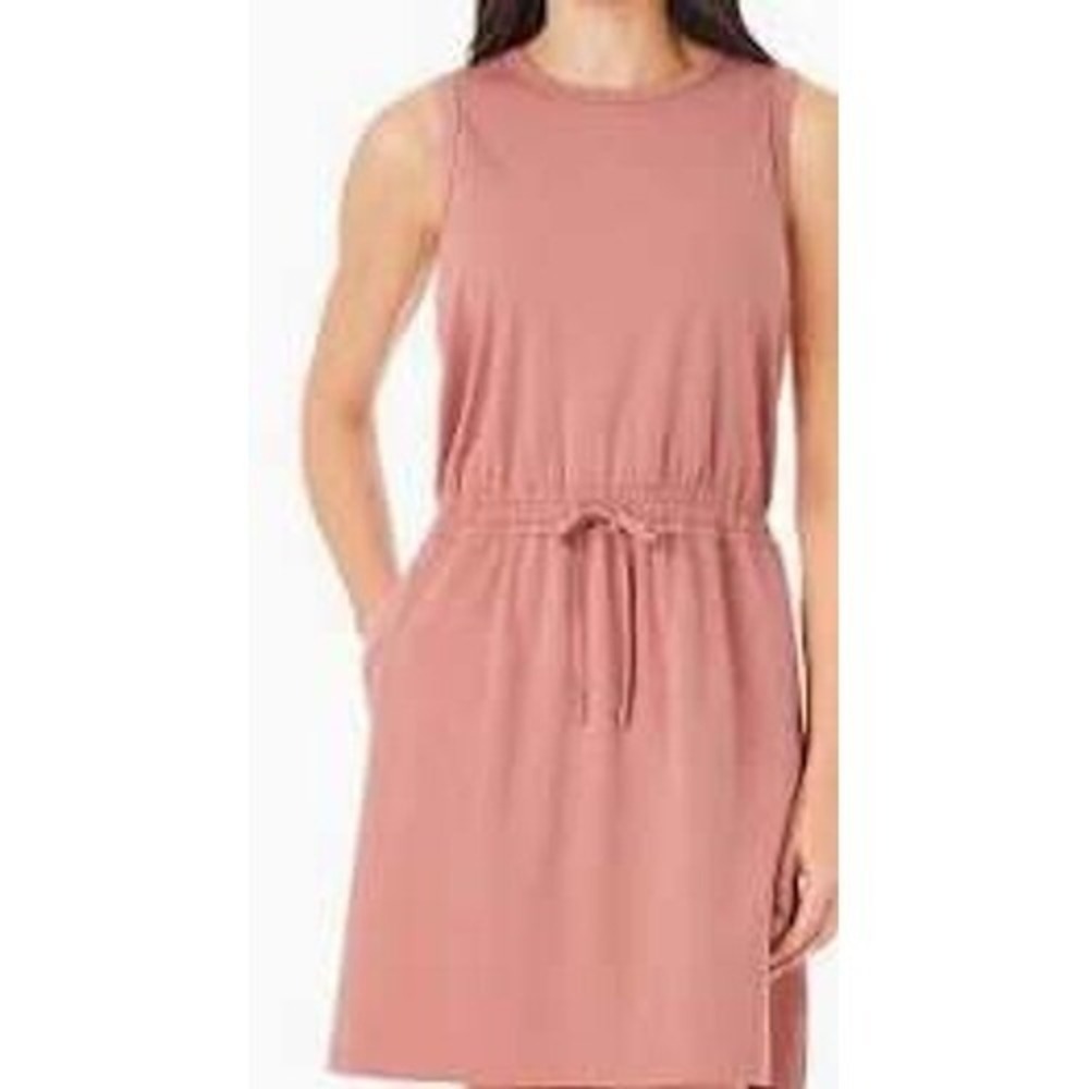 Sleeveless‎ Dress with Tie Waist Casual Summer Sundress Size XL / #5385